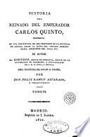 Historia del reinado del Emperador Carlos Quinto