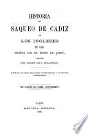 Historia del saqueo de Cadiz por los Ingleses en 1596