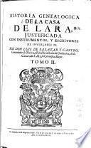 Historia genealogica de la casa de Lara