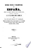 Historia política y parlamentaria de España
