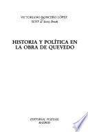 Historia y política en la obra de Quevedo