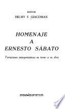 Homenaje a Ernesto Sábato