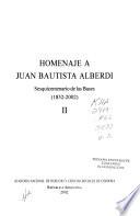 Homenaje a Juan Bautista Alberdi