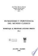 Humanismo y pervivencia del mundo clásico: Las artes literarias en el Renacimiento