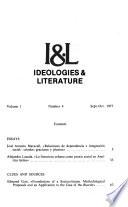 I & L, Ideologies & Literature