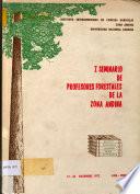 I Seminatio de Profesores Forestales de la Zona Andina