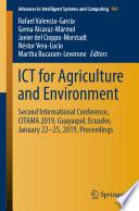ICT for Agriculture and Environment