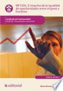 Libro Impulso de la igualdad de oportunidades entre mujeres y hombres. SSCB0109
