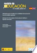 Indicadores para el análisis de la visibilidad internacional de las universidades españolas