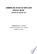 Índice general del periódico oficial Nuevo León, 1971-1977