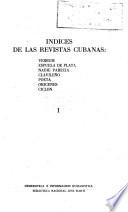 Indices de las revistas cubanas