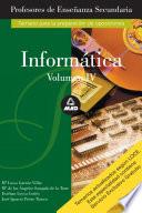 Informatica. Temario A. Volumen Iv. Profesores de Educacion Secundaria Ebook