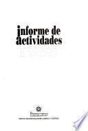 Informe de actividades