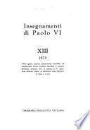 Insegnamenti di Paolo VI.: 1975. 14. 1976