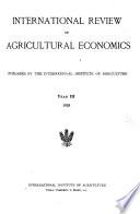 International Review of Agricultural Economics