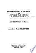 International Symposium on Concept and Method in Paleontology