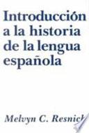 Introducción a la historia de la lengua española