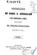 Itinerario de Paris a Jerusalen y de Jerusalen a Paris
