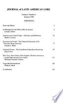 Journal of Latin American Lore