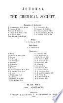 Journal of the Chemical Society