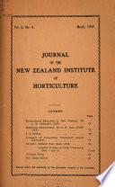 Journal of the New Zealand Institute of Horticulture