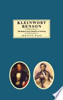 Kleinwort, Benson