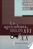 La agricultura, siglos XVI al XX
