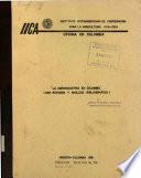 La Agroindustria en Colombia (una Revision Y Analysis Bibliografico)