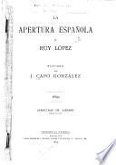 La apertura española ó Ruy López