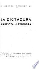 La dictadura marxista-leninista