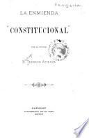 La enmienda constitucional