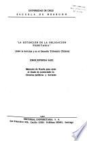 La extinción de la obligación tributaria (ante la doctrina y en el derecho tributario chileno)