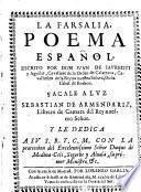 La Farsalia, poema espanol, escrito por Juan de Jauregui y Aguilar