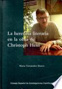 La herencia literaria en la obra de Christoph Hein