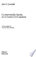 La intervención fascista en la guerra civil española