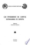 La inversiones de capital extranjero en España