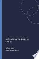 La literatura argentina de los años 90