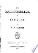 La mineria en San Juan