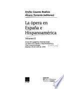 La ópera en España e Hispanoamérica