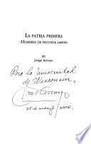 Libro La patria primera