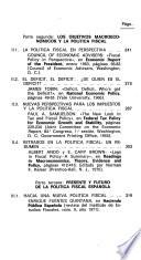 La política fiscal en acción