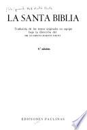 La Santa Biblia
