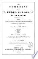 Las comedias de Pedro Calderon de la Barca
