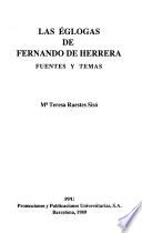 Las églogas de Fernando de Herrera