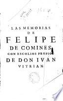 Las memorias de Felipe de Comines señor de Argenton
