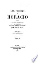 Las poesías de Horacio