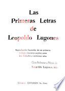 Las primeras letras de Leopoldo Lugones