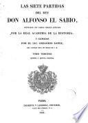Las Siete Partidas del rey don Alfonso el Sabio, 3
