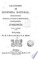 Lecciones de historia natural ... zoologia ...