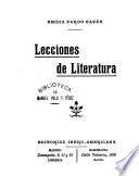 Lecciones de literatura